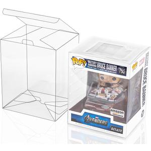 Baskiss 3 Pack Protector Case for Funko Pop 6 inch Figures, 0.5mm Thick, No Protective Film Need Clear Display Box with Locking Tab, Scratch-Resistant, Waterproof and Dustproof (3)