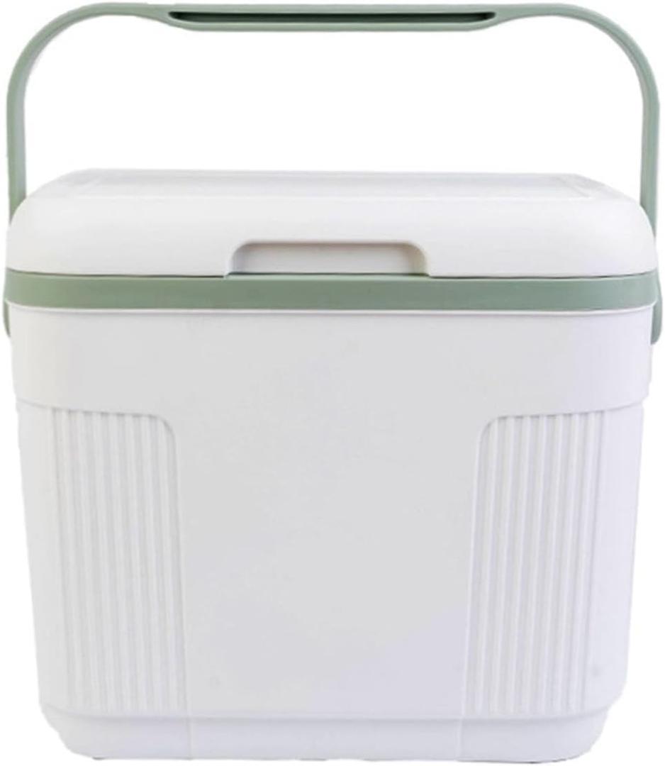 22L Portable Hard-Shell Cooler Box Insulated Ice Chest for Camping, Beach, Travel & Car Outings