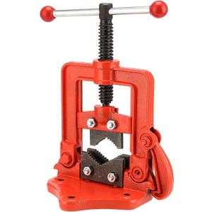 Tornillo de tubo forjado, tornillo de yugo de banco de tubera, tornillo de tubo de hierro fundido resistente para fijacin de tuberas, se adapta a tubos de 0.4 a 3.5 pulgadas (0.394-3.543