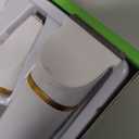 Small Dog Grooming Kit, 4 in 1 Electric Cordless Dog Paw Trimmer with Nail Grinder, Low Noise Dog Nail Trimmers, IPX7 Waterproof Small Dog Grooming Clippers for Paws, Ears, Face, Hip Hairl