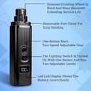 Cat Nail - Safe Cut Cat Nail Trimmer with Three Grinding Heads, Pet Nail Clippers with Light, Two Adjustable with 360 Grinding Settings, Ultra-Quiet, for All Cats  Dogs (White)