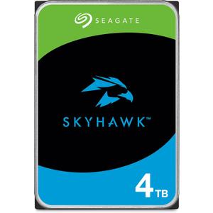 Seagate Skyhawk 4TB Video Internal Hard Drive HDD 3.5 Inch SATA 6Gb/s 64MB Cache for DVR NVR Security Camera System with Drive Health Management and in-House Rescue Services (ST4000VXZ16/016)