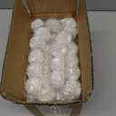 QWORK Wire Storage Connectors, 100 Pcs Grid Connectors Clips Modular Storage Cubes Interlocking Buckle, White