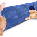SunGrow Cat & Bunny Tunnel for Indoors, Connect Cat Tree, Hideaway Toys & Accessories Encourage Exercise for Dwarf Rabbits, Ferrets, Kitty, Guinea Pig,