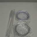 30 oz Tumbler Lid with Straw for YETI, 2 Pack Replacement Cover for Rambler 26 oz Cup, 30 oz Tumbler, 35 oz Straw Mug, Spill Proof Top with Brush, Dishwasher-Safe and Shatter-proof