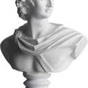 DOVDOV David Statue, Greek Decoration, Home Decoration Statue, Bust Sculpture for Home Decoration, Suitable for Living Room, Office, Shelf for Home Decoration David Statue