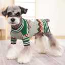 Small Dog Sweater for Male Female - Warm Halloween Autumn Knit Sweaters With Long Legs for Yorkie Chihuahua (XX-Large, Brown)