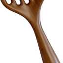 2 x OULIGET Natural Wooden Gua Sha Tool,Wooden Gua Sha Scraping Massage Tool,Long Handle Sandalwood Six Claw Antler Massager,1 Pieces