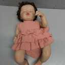WOOROY Realistic Reborn Baby Dolls 18-Inch Real Life Sleeping Newborn Girl, Lifelike Doll with Weighted Soft Body, Handmade Gift Toy with Accessories for Kids Age 3+