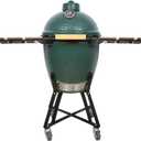 Heavy-Duty Rolling Cart Compatible with Large Big Green Egg Nest,Kamado Grill Nest, Locking Casters, Powder-Coated Steel Stand, Outdoor Green Egg Nest Grill Accessories with Easy Assembly