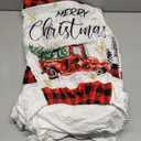 Preboun 6 Pcs Winter Chair Covers Set Removable Washable Stretch Dining Room Slipcovers Parson Chair Protector for Winter Home Ceremony Party Decoration, 3 Style(Classical,Red)