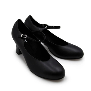 Capezio Little Kid/Big Kid Jr. Footlight 550X Character Shoe (2 Little Kid, Black)