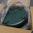 Toothbrush Holders with Cover, Drainage Rotating Electric Toothbrush Organizer, 3 Slots Tooth Brush Holder for Bathroom Counter, Green