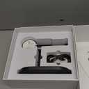 iVANKY 4 in 1 Qi2 Certified Wireless Charger Stand for iPhone 17e, Night Light for MagSafe Charging Station, 25W Charge for iPhone 17/16/15/14/13/12/11 Plus/Pro/Max,Apple iWatch, Airpods Pro 2/3 (Space Gray, No Adapter)