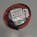 Solar Panel Extension Cable - 12AWG 10FT Solar Wire with Female & Male Waterproof Connector PV Wire for RV, Photovoltaic Systems, Home, Boat, Solar Panels, Car(10ft Red + 10ft Black)