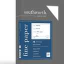 Southworth 403C 25% Cotton Business Paper White 20 lbs. Wove 8-1/2 x 11 500/Box FSC