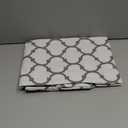 Smiry Rectangle Table Cloth, Waterproof Vinyl Tablecloth with Flannel Backing for Rectangle Tables, Wipeable Spillproof Plastic Tablecloths for Dining, Camping, Indoor and Outdoor (52"x70", White)