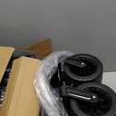 BEAU JARDIN Folding Push & Pull Beach Wagon 500 lbs Collapsible Foldable Wagons with Push Handle All Terrain Wheels Grocery Utility Camping Skiing Ice Fishing Sports Garden Wagon Cart Christmas Black