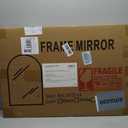 Vanity Bathroom Mirror for Wall, 2 Pack 30"x20" Arched Bathroom Mirror for Over Sink, Arched Metal Frame for Bedroom, Living Room, Entryway, Hanging or Leaning, Black
