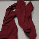 80D Women's Tights Semi Opaque Ultra Soft Solid Color Stretchable High Waist Footed Pantyhose with 20+ Colors (Large-X-Large, Wine Red)