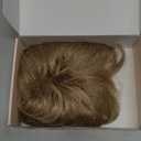 REECHO Hair Topper for Women - 100% Japanese Revolutionary Fiber Short Wiglet Topper Hairpiece for Women with Hair Loss Thinning Lightweight Large Base for Full Coverage - Honey Blonde