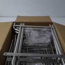 HOWDIA Stainless Steel 2-Tier Over The Sink Dish Drying Rack with Utensil Holder, Large, for Kitchen Counter (3 Tier,silver)