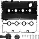 Engine Valve Cover Kit with Gasket Compatible with Chevy Cruze, Sonic, Trax, Aveo, Aveo5, L4 1.6L 1.8L, Replace # 55558673 55564395