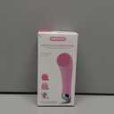 PRITECH Silicone Face Scrubber, Rechargeable Facial Cleansing Brush with Heat Massage End, Vibrating Exfoliator Scrubber for Deep Cleaning, Waterproof Face Brush for Women and Men (Green)