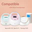 PUMPMOM-US Replacement Duckbill Valves and Backflow Protector for Spectra, Compatible Pump Parts for Spectra S1 S2 9 Plus and SG (Not Original S2 Accessories)