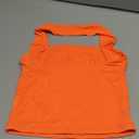ForeFair Women Halter Neck Backless Crop Top Sexy Y2K Sleeveless Tank Top Open Back Slim Fit Tops (Medium, Orange)