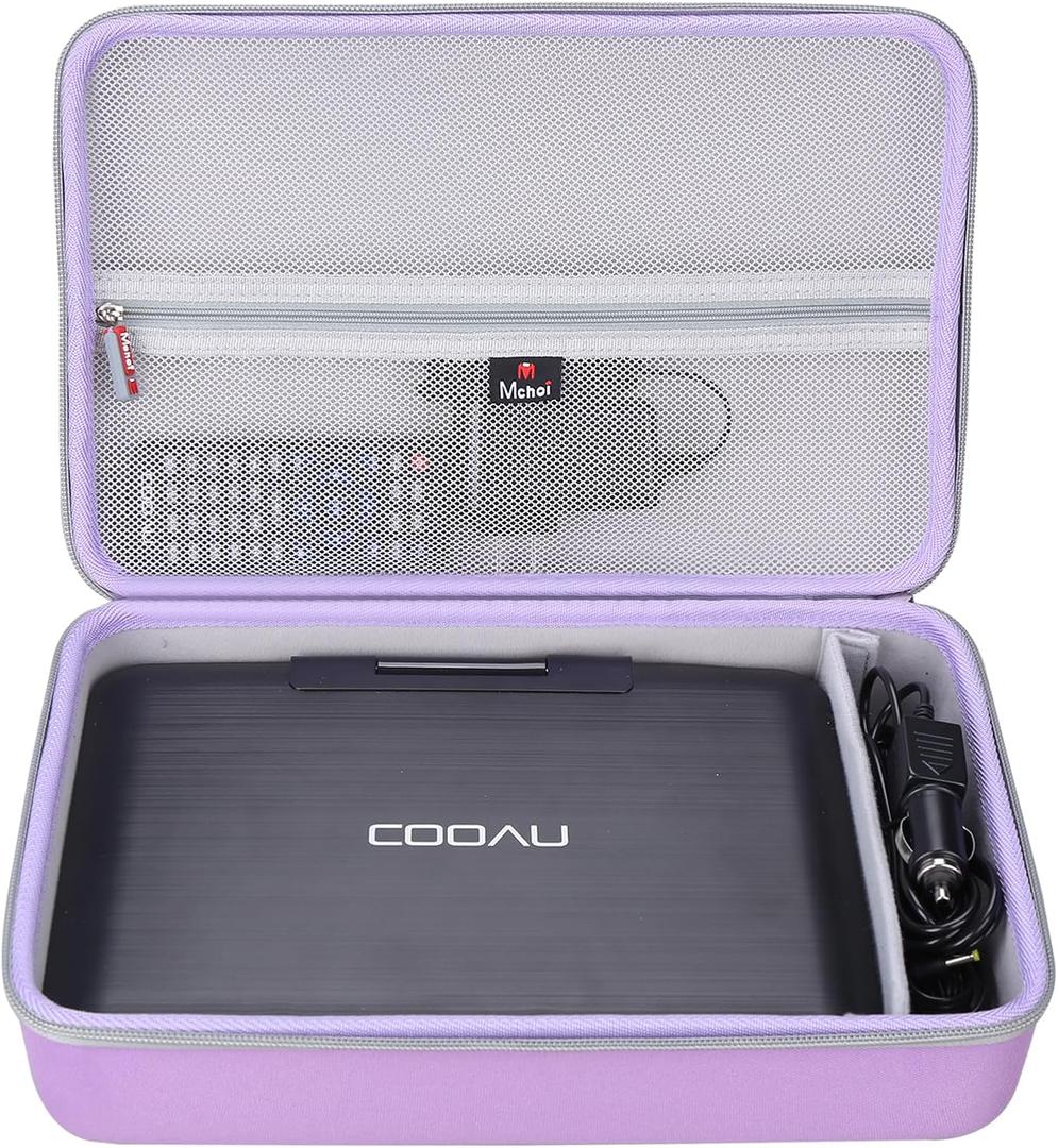 Hard Storage Case for COOAU 11.5", for WONNIE 12/12.5" Portable DVD Player, Case Only, New Version