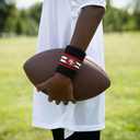 For Bare Feet NFL Officially Licensed Team Logo Headband & Wristband Combo Pack Team Color OSFM