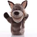 Wolf Open Mouth Hand Puppets Plush Animal Toys for Imaginative Pretend Play Storytelling