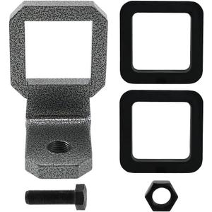 2.5" Anti Rattle Hitch Clamp with Silencer Pads, Heavy-Duty Carbon Steel Stabilizer, Tool-Free Install, Anti-Rust for 2.5" Hitch Receiver Bike Rack Trailer Cargo