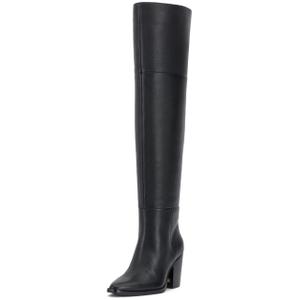 Vince Camuto Paulie Over-The-Knee Heeled Boot, Black, 6.5