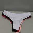 READY TO LOVE Cotton Underwear for Women Pack Breathable Thongs for Women Sexy Stretch Soft Womens Panties Thong Large