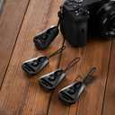 4-piece set quick release combination buckle, camera quick release clip, camera quick release combination buckle. (Black)