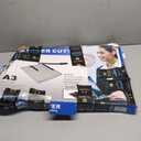 ISDIR Guillotine Paper Cutter 18" with Integrated Pressure Bar – Heavy Duty Metal Base, 12-Sheet Capacity, Magnetic Guide & Safety Guard – Precision Trimmer for Cardstock, Crafts, DIY, Photos & Office