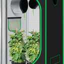 3x3 Grow Tent, 36"x36"x72" Growing Tent with Observation Window and Floor Tray for Hydroponics Indoor Plant Growing 3x3 Grow Room