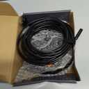 Endoscope Camera with Light, Inspection Borescope Camera with 4.3" IPS Screen, 1920P HD with 8 LED Lights, 16.6FT Semi-Rigid Cord Bore Scope, IP67 Waterproof Endoscope for Sewer, Tools(Orange)