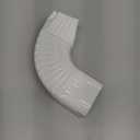Gutter Downspout Elbow-Rain Gutter Downspout Extension High (2x3"B" Style-90)