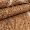 Scallop Jute with White Border (3X5 Feet)