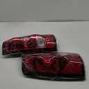 Boine Compatible With 2003 2004 2005 2006 Chevy Silverado 1500 2500 3500 Driver and Passenger Side Tail Light - Bulb and Harness Included