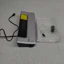 Bonsenkitchen Vacuum Sealer Machine with 40 Bags | Compact Food Sealer for Kitchen Storage & Meal Prep | Multiple Modes | External Vacuum System, Silver