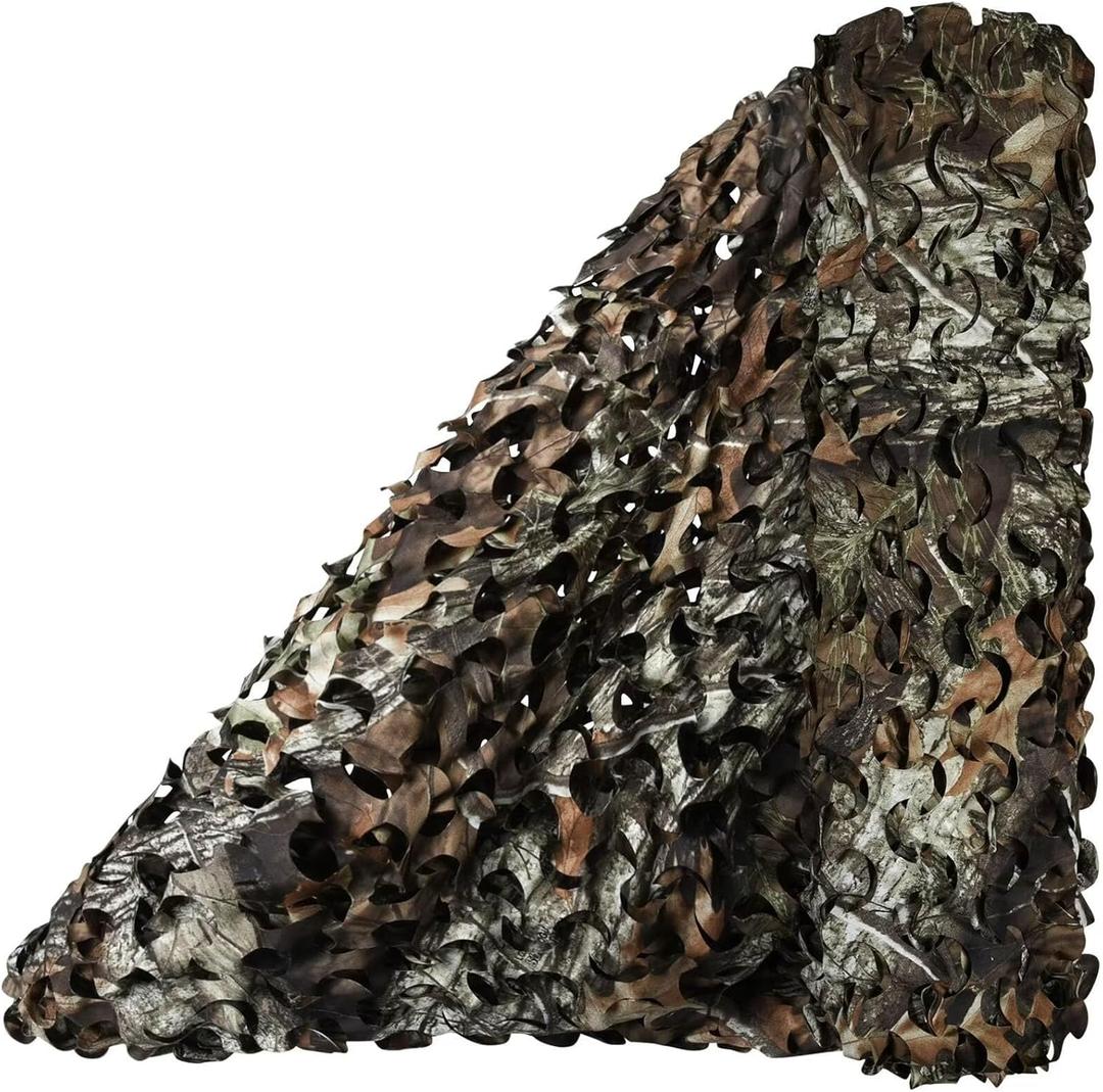 Sitong Bulk Roll Camo Netting for Hunting Military Decoration Sunshade (1.5Mx1M(4.9ftx3.2ft), Tree Camo Bionic 4)