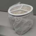 Extra Large Porcelain Like Kitchen Cooking Utensil Holder, 360 Rotating Utensil Crock, 7.2" Unbreakable for Countertop, for Farmhouse Kitchen Decor with Rotatable and Detachable Base