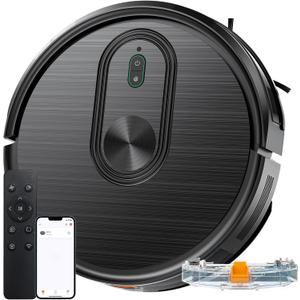 Robot Vacuum and Mop Combo, 2 in 1 Vacuuming & Mopping Robot with Schedule, App/Bluetooth/Voice, 3200Pa Max Suction, Self-Charging Robot Vacuum Cleaner, Slim, Ideal for Pet Hair, Hard Floor, Carpet