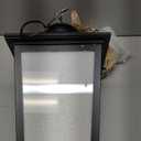 Large Outdoor Pendant Light Fixtures 3-Light Black Exterior Hanging Lantern with Clear Glass Outside Chandelier for Porch Front Door House