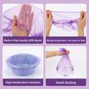 300 Purple Pedicure Liners 13.8 x 19.7 Inches Disposable Unbreakable Pedi Liners Disposable Fits Most Tub and Pedicure Foot Spa Home Use
