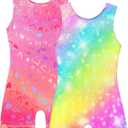 Gymnastics Leotards for Girls Toddler Biketard Unitard Tumbling Outfits